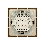 Выключатель 1-кл. СП ZIMA IP20 10А безвинт. зажим зол. LEZARD 704-3688-100QC