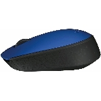 Мышь беспроводная Logitech M171 синий, 1000 dpi, радиоканал, USB, кнопки - 3