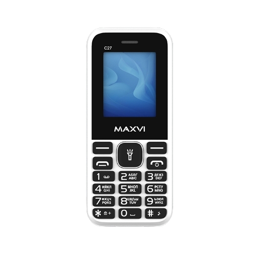 Мобильный телефон Maxvi C27 белый