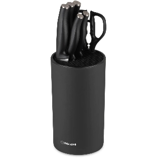 Набор кухонных ножей Rondell Florett RD-1582, черный