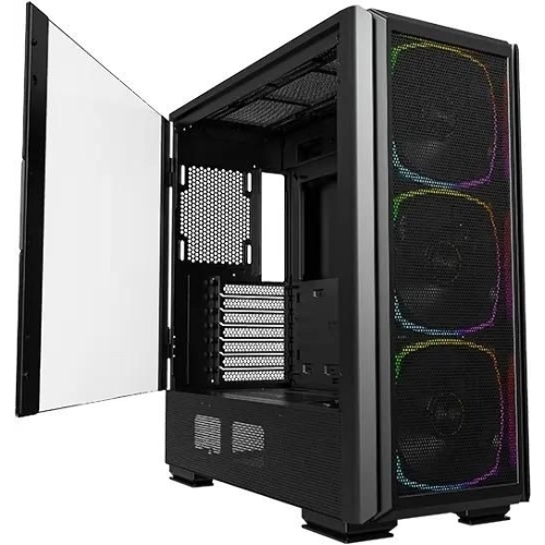 Компьютерный корпус Montech SKY TWO GX черный без БП ATX 3x140мм 2xUSB3.0 1xUSB3.1 audio bott PSU