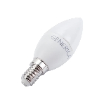 Лампа светодиодная GENERICA LL-C35-10-230-30-E14-G C35 10 Вт свеча 3000К E14 230В