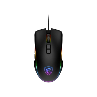 Мышь проводная MSI Forge GM300 черный, 7200 dpi, USB, кнопки - 7