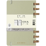 Еженедельник Moleskine ACADEMIC SPIRAL DHSPK5212AMWH3 Large 150х210 мм 200 стр. кремовые страницы спираль киви