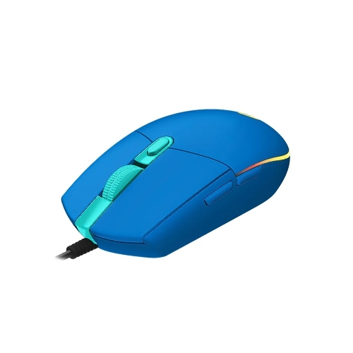 Мышь проводная Logitech G102 LIGHTSYNC синий, 8000 dpi, USB, кнопки - 6