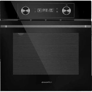 Шкаф духовой электрический Maunfeld AEOH60102B, 60л, дверца с 3 стеклами, черный