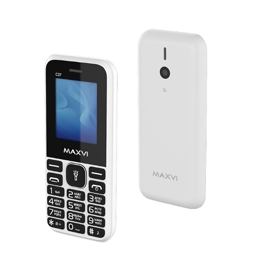Мобильный телефон Maxvi C27 белый