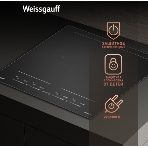 Индукционная варочная панель стеклокерамическая Weissgauff HI 644 Flex Premium