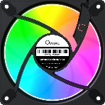 Вентилятор для корпуса Ocypus Gaммa F12 Elite BK ARGB, 120x120x25мм, 4-PIN PWM, 600-1800 RPM, 26 DBA MAX, HYDRO BEARING