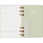 Еженедельник Moleskine ACADEMIC SPIRAL DHSPK5212AMWH3 Large 150х210 мм 200 стр. кремовые страницы спираль киви