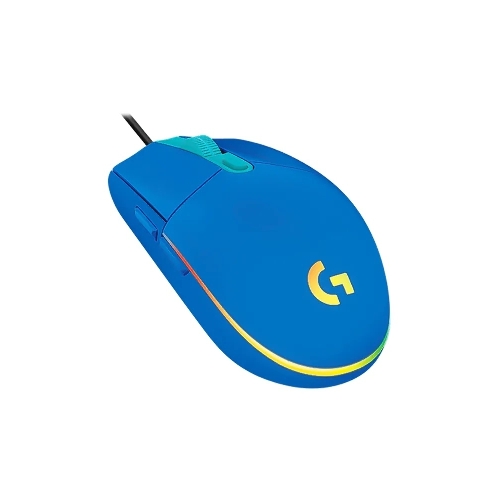 Мышь проводная Logitech G102 LIGHTSYNC синий, 8000 dpi, USB, кнопки - 6