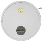 Робот-пылесос Karcher RCV 2 белый/черный, 2600 мА*ч Li-Ion, уборка сухая/влажная, пылесборник контейнер 0,42 л