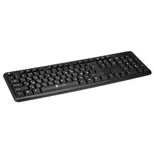 Клавиатура проводная Oklick 180M, PS/2, черный