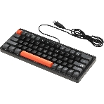 Клавиатура проводная Defender Black Raven GK-417, USB, черный