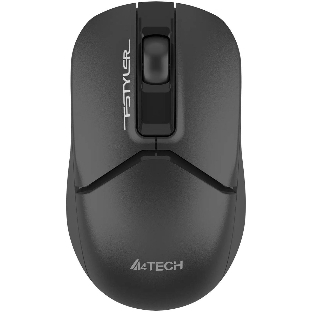 Мышь беспроводная A4Tech Fstyler FG12 черный, 1200 dpi, радиоканал, USB, кнопки - 3