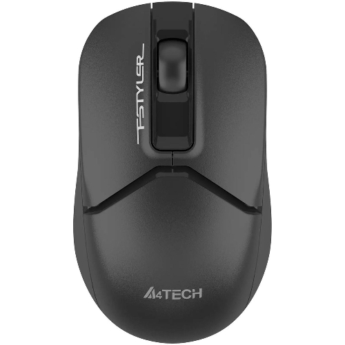 Мышь беспроводная A4Tech Fstyler FG12 черный, 1200 dpi, радиоканал, USB, кнопки - 3
