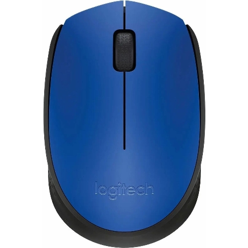 Мышь беспроводная Logitech M171 синий, 1000 dpi, радиоканал, USB, кнопки - 3