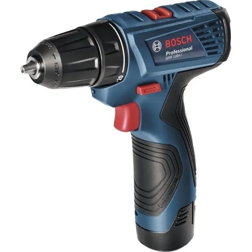 Дрель-шуруповерт Bosch GSR 120 Li, 12 В, 2 Ач, 30 Нм, щеточный
