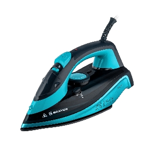 Утюг BRAYER BR4019 голубой/черный, 2400 Вт, 25 г/мин, 140 г/мин, 320 мл