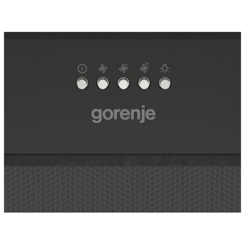 Вытяжка встраиваемая Gorenje BHI626E6B черный, 60 см, 677 куб. м/ч, 61 дБ
