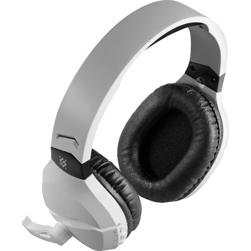 Гарнитура Defender Phantom Pro белый, беспроводная + проводная, Bluetooth, USB / mini jack 3.5 мм