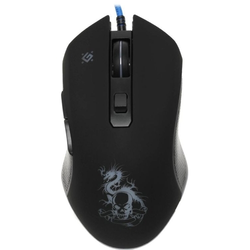 Мышь проводная Defender Sky Dragon GM-090L черный, 3200 dpi, USB, кнопки - 6
