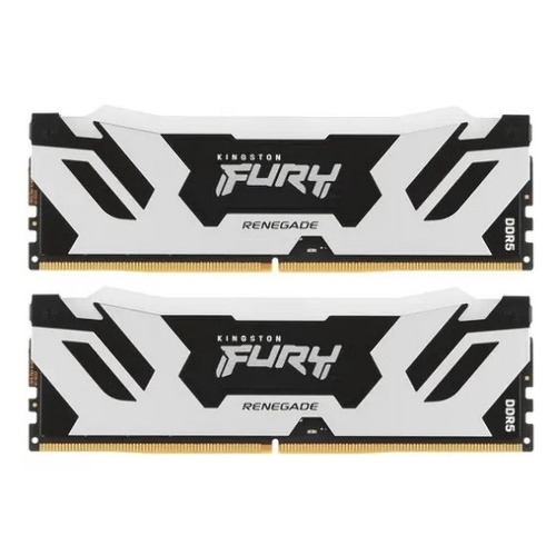 Оперативная память Kingston Fury Renegade, DDR5, 96Gb (2x48GB), 6000MHz, CL32, DIMM, с радиаторами, cеребристый/черный