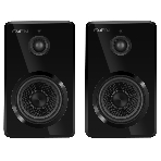 Акустическая система SVEN SPS-730 2.0 черные (2x25Вт, экокожа, USB/SD, пульт ДУ, Bluetooth)