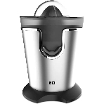 Соковыжималка BQ J1732 чёрный/серебристый, цитрусовая, 125 Вт, 250 мл, механическое