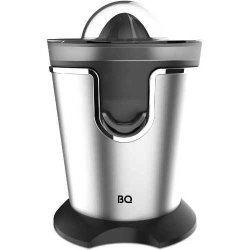 Соковыжималка BQ J1732 чёрный/серебристый, цитрусовая, 125 Вт, 250 мл, механическое