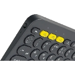 Клавиатура беспроводная Logitech K380, Bluetooth, темно-серый