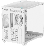 Компьютерный корпус Deepcool CG530 4F WH без БП, боковое окно (панорама), 3x120мм ARGB Reverce вентилятора на боковой стенке, 1x120мм ARGB вентилятор сзади, белый, ATX