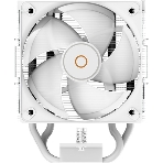 Кулер для процессора Ocypus Gaммa A40 WH ARGB Digital, 100мм ARGB FAN, Top Display Panel, 4 HEAT PIPES, 4-PIN PWM, 600-2400 RPM, 29.5DBA, HYDRO BEARING, LGA115X/1200/1700/18XX, AM4/AM5
