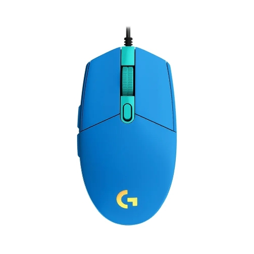 Мышь проводная Logitech G102 LIGHTSYNC синий, 8000 dpi, USB, кнопки - 6