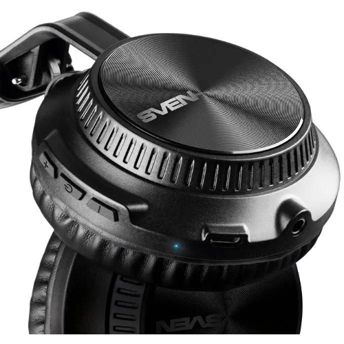 Беспроводные/проводные наушники Sven AP-B630MV черный, полноразмерные, Bluetooth + Jack 3.5 мм, складная конструкция, до 15 ч