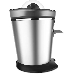 Соковыжималка BQ J1732 чёрный/серебристый, цитрусовая, 125 Вт, 250 мл, механическое