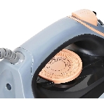 Утюг Hyundai H-SI01671 голубой, 2400 Вт, 20 г/мин, 160 г/мин, 250 мл