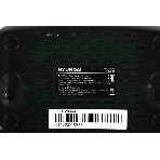 Приставка для цифрового ТВ Hyundai H-DVB460 черный, DVB-T2, DVB-T, DVB-C, HDMI, USB 2.0 х2