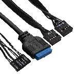 Компьютерный корпус Miditower ExeGate AA-440U-AA400 (ATX, AA400 8 см, 2*USB+1*USB 3.0, аудио, черный)