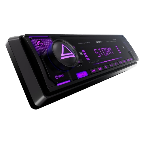 Автомагнитола AURA STORM-677DSP, 1 DIN, Bluetooth, USB Type-A, AUX, пульт ДУ