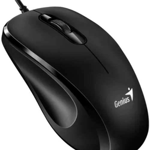 Мышь проводная Genius DX-101 черный, 1200 dpi, USB, кнопки - 3