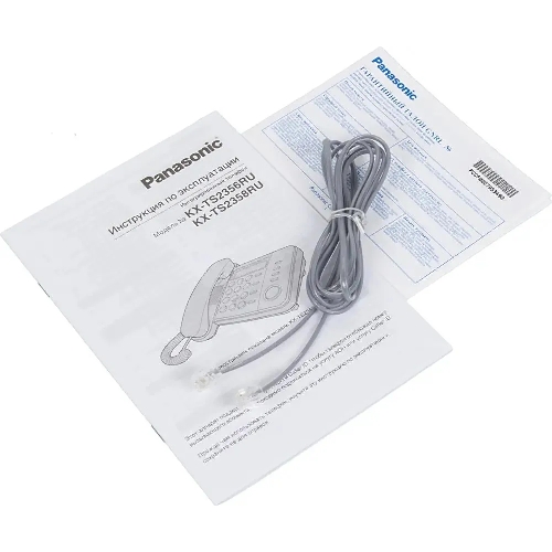 Телефон проводной Panasonic KX-TS2356RUB черный АОН,Caller ID,ЖКД,блокировка набора,выключение микрофона