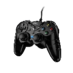 Геймпад Genius GX-17UV, (PC, PlayStation 3), two vibration motors, 2 joysticks, cable: 1.8 m, color: черный