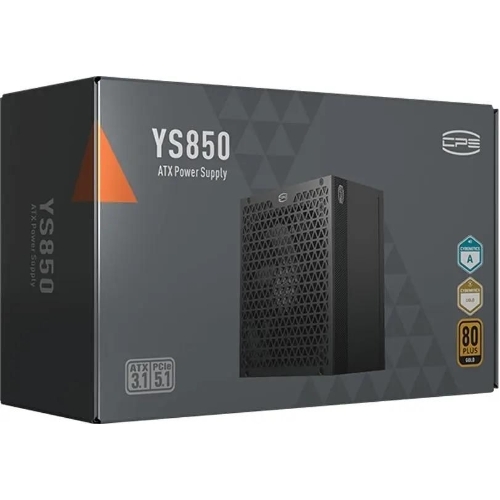 Блок питания PCCooler P5-YS850-G1F, 850Вт, 80 PLUS Gold, 135мм, модульный, черный