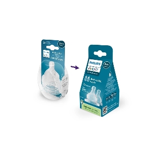 Соска для бутылочки Philips Anti-colic 3+ мес., 2 шт.
