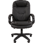 Кресло офисное Chairman 668 LT NEW экопремиум, черный