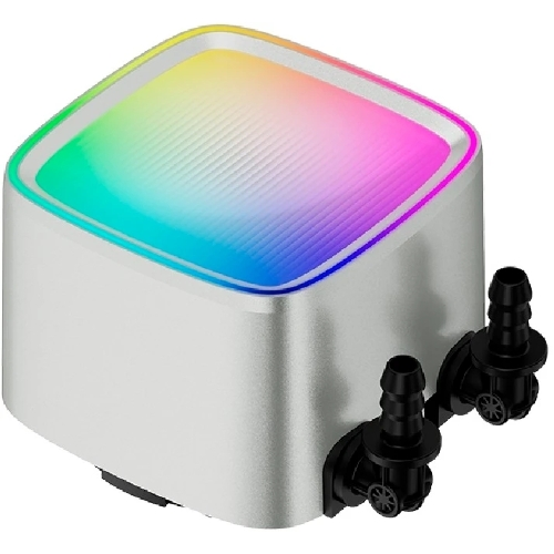 Система жидкостного охлаждения Water Cooling System Geometric Future Eskimo Pro 360 (240W, 360мм, ARGb, белый/Fans: 3x120мм, 80.81CFM, 34.2dBA, 2000RPM/Pump height 54мм, 3200RPM, Rad thickness 27мм/S: 1851, 1700, 1200, 115X, 2011, 2066, AM5, AM4)