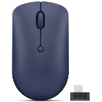Мышь беспроводная Lenovo 540 темно-синий, 2400 dpi, радиоканал, USB-C, кнопки - 4