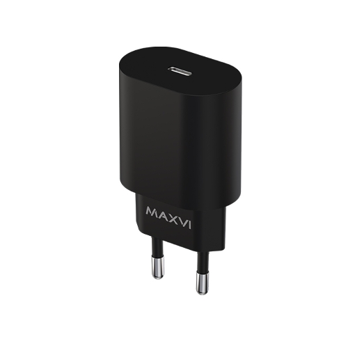 Сетевое зарядное устройство Maxvi SFC-125PD Type-C 3А 25W PD QC3.0 черный