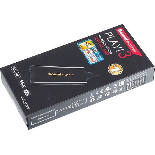 Звуковая карта Creative USB Sound Blaster Play! 3 2.0 Ret